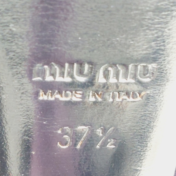 Miu Miu Purple Plum Suede Peep Roe Slingback Platform Sandals O82 - Picture 12 of 13